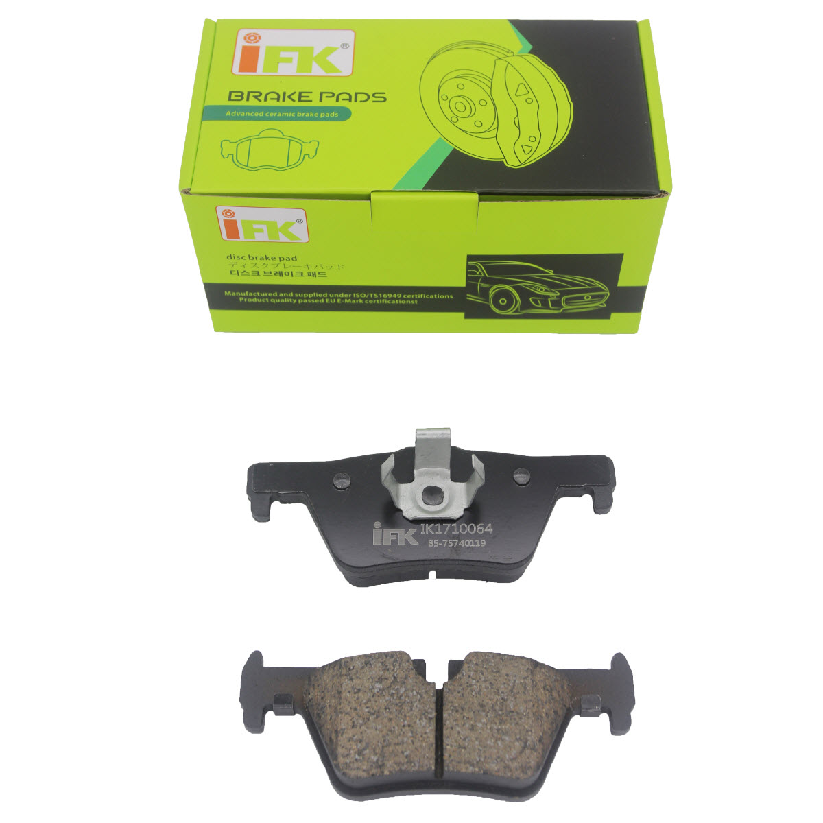 Carbon Fiber No asbestos black auto brake Pad Buy Carbon Fiber auto
