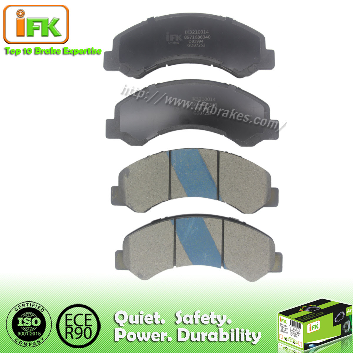 Carbon Fiber No noise colored auto brake Pad Buy Carbon Fiber auto